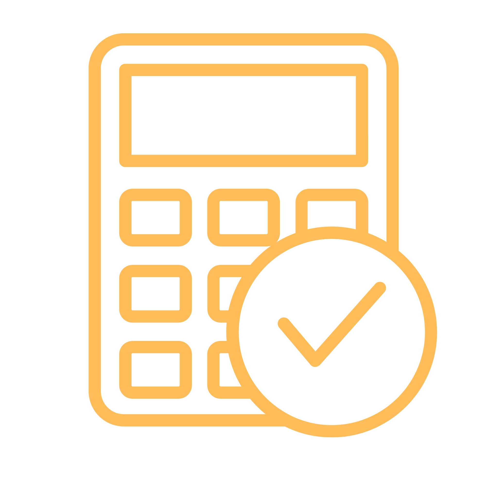 BAS calculator yellow